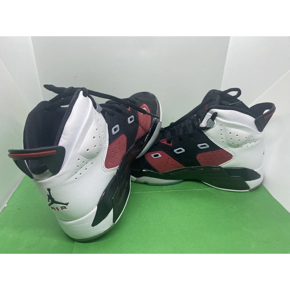 Nike Jordan Black Carmine White Grade School DM1159-006 Shoes Sz 6.5Y- Women's 8